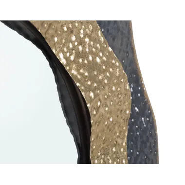 LUSTRO NA ŚCIANĘ SHAI DARK Ø 65,5X5 cm